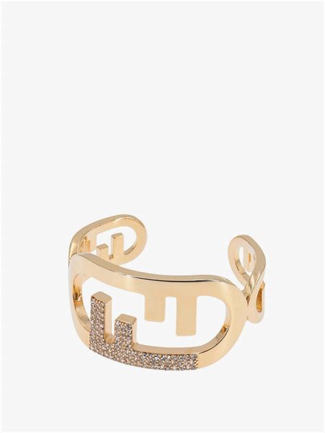 fendi metallic braclet|fendi bracelet for women.